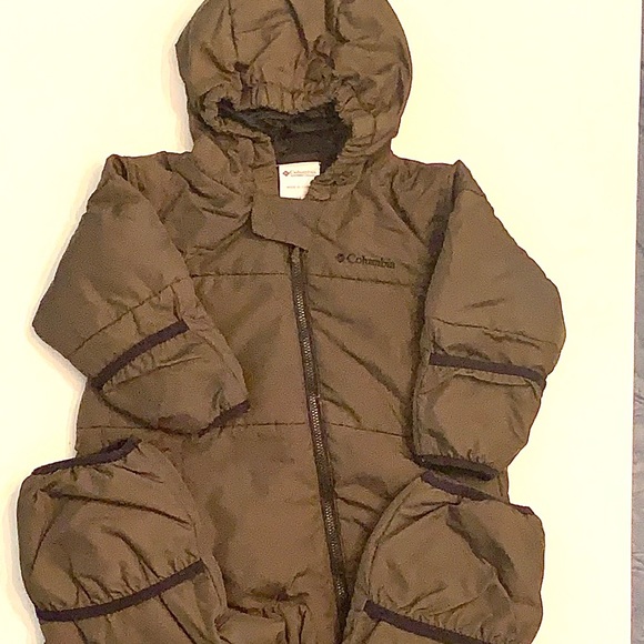 columbia down snowsuit